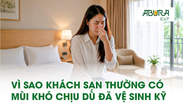 Vì sao khách sạn thường có mùi khó chịu dù đã vệ sinh kỹ